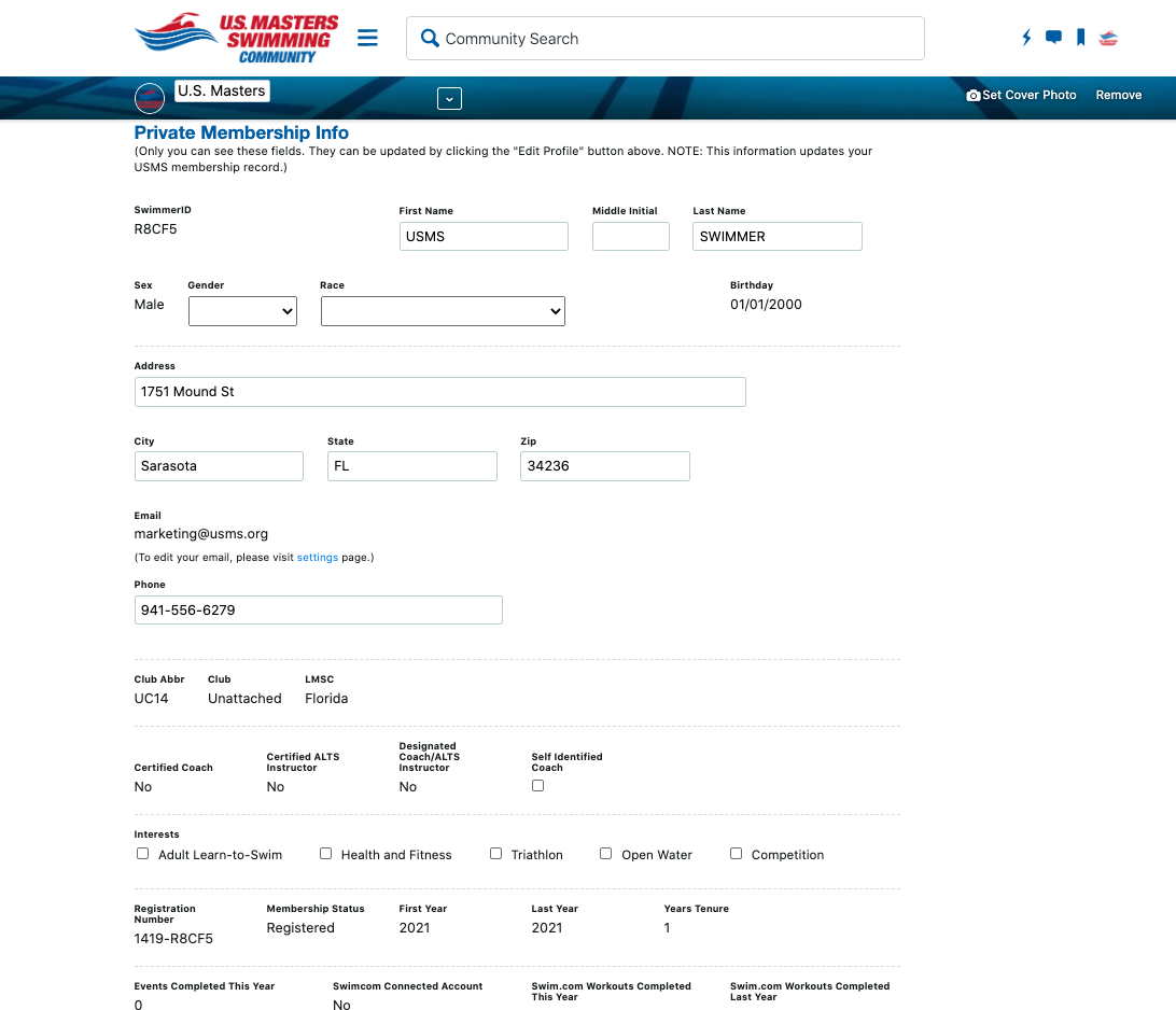 Manage Your Membership Information on Community